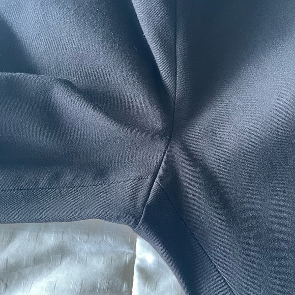 Judith & Charles Cropped Side Zip Stretch Trousers 4 Black - Picture 9 of 16